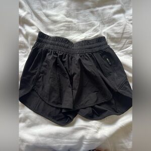 Black lululemon shorts